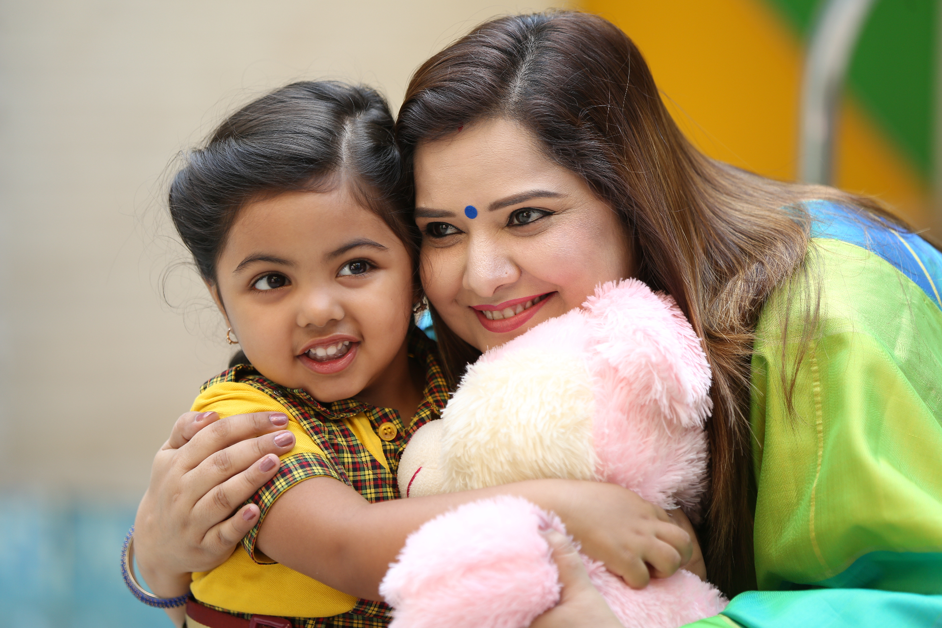 A child feeling loved