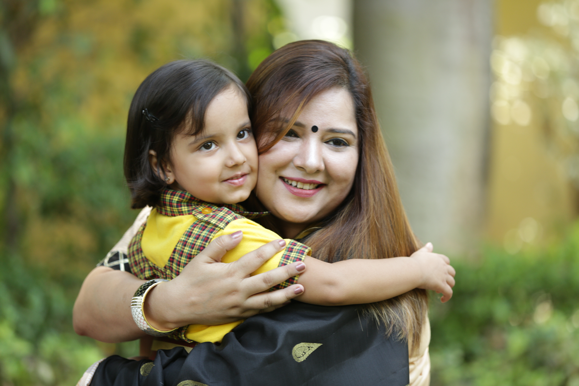 A child feeling accepted